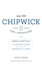 Mobile Screenshot of chipwick.co.uk